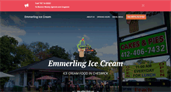 Desktop Screenshot of emmerlingicecream.com